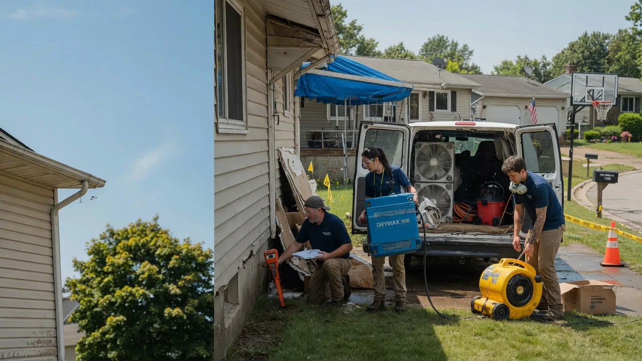 Ceiling Leak Cleanup in Cobb, WI near me